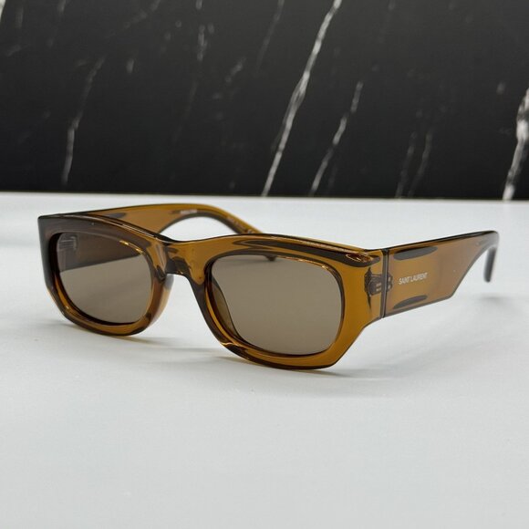 NEW SAINT LAURENT SUNGLASSES BROWN UNISEX EYEWEAR SAINT LAURENT SL713 003 main image 4